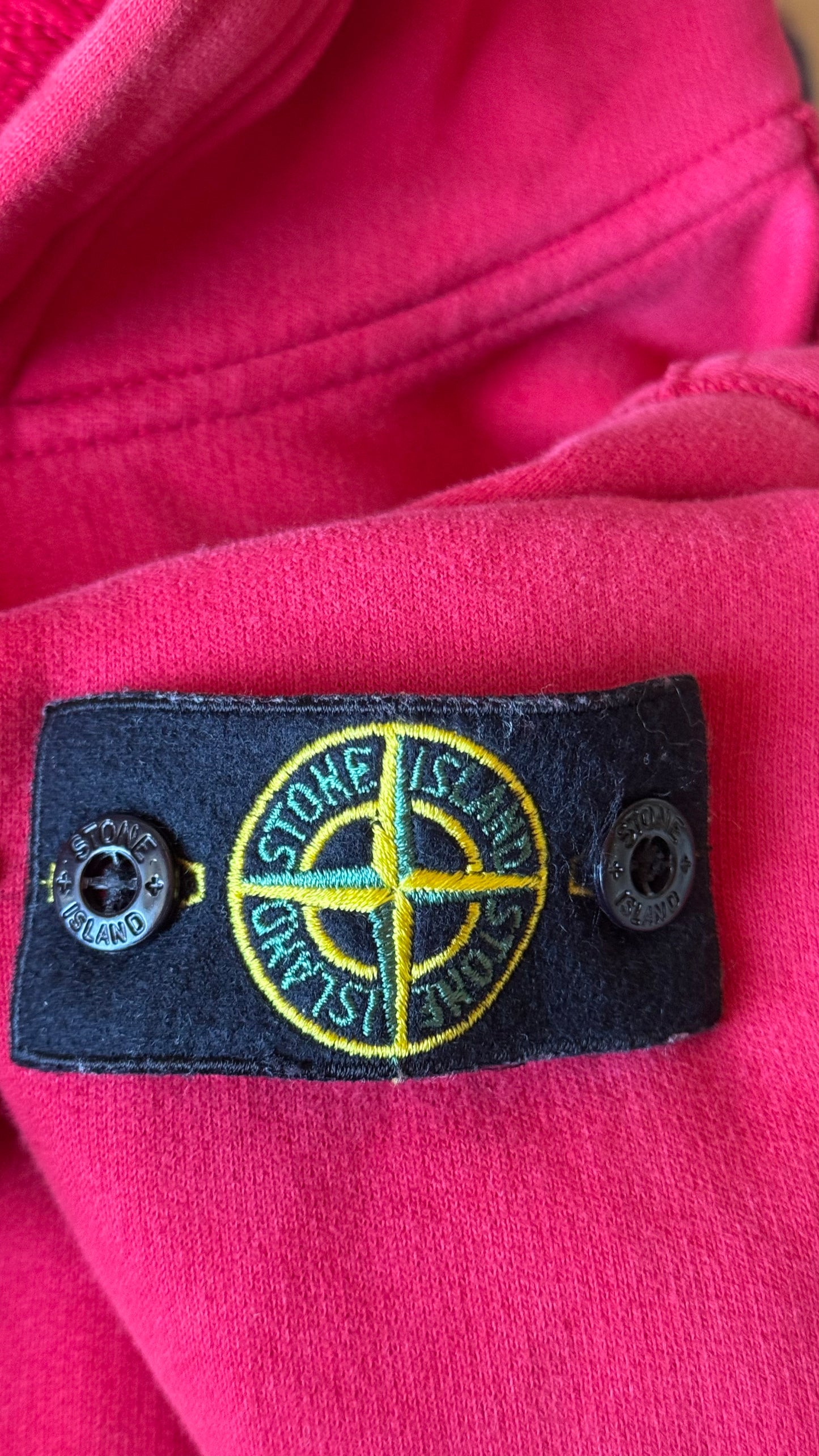 Sweat à capuche rouge Stone Island - M