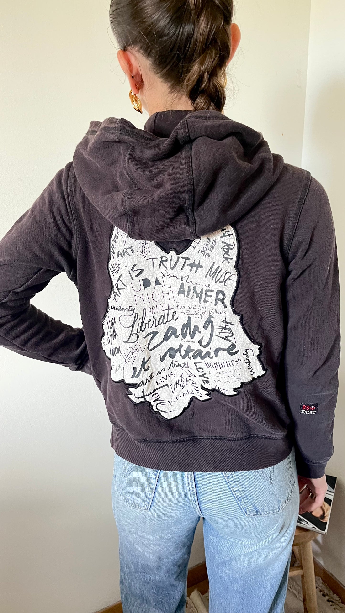 Veste a capuche noir Zadig & Voltaire - XS