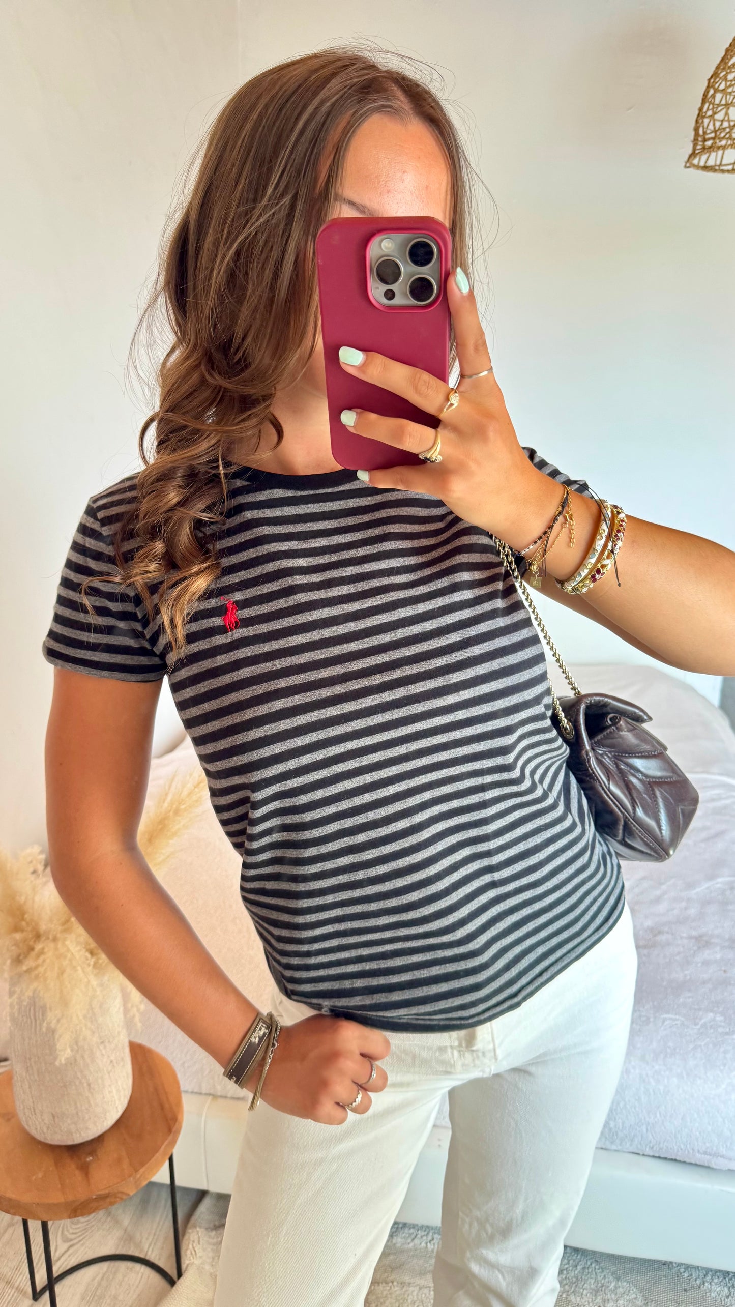 T-shirt à rayures Ralph Lauren - S