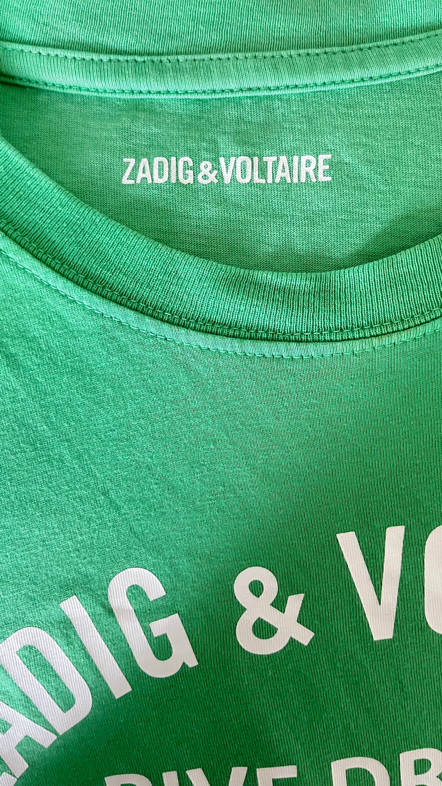 T-shirt vert Zadig & Voltaire - M