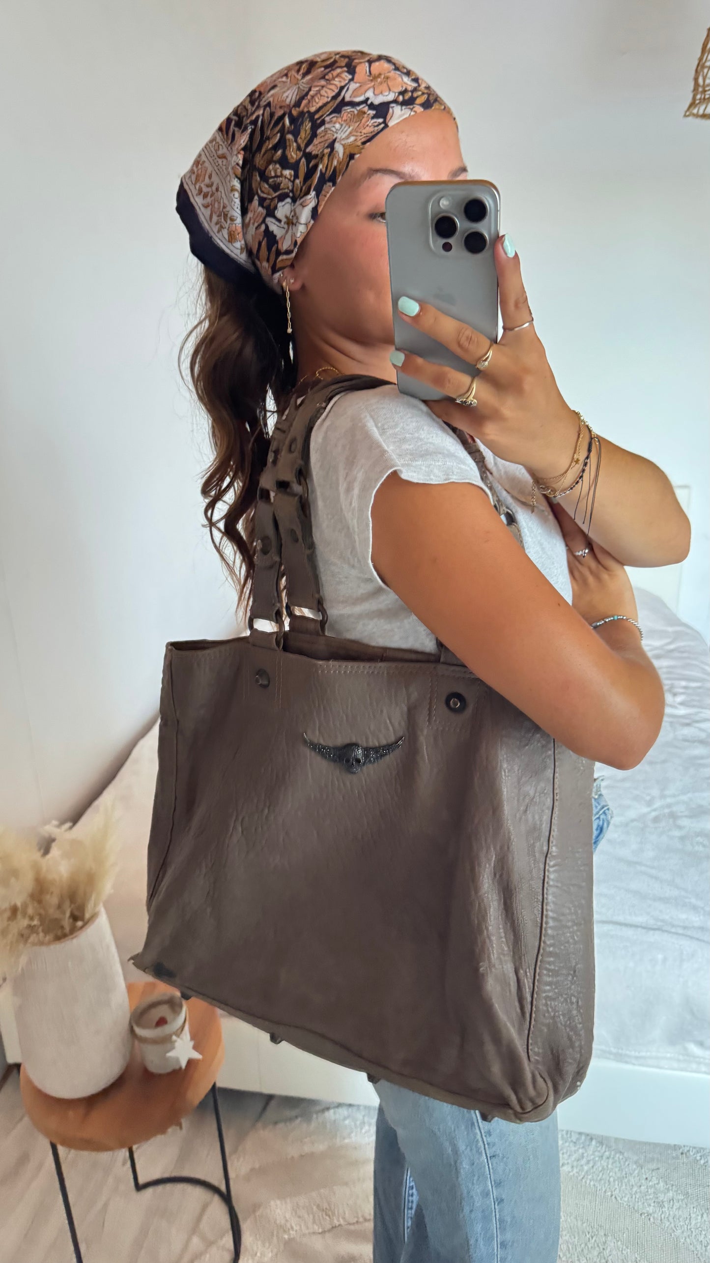 Grand sac en cuir Zadig & Voltaire