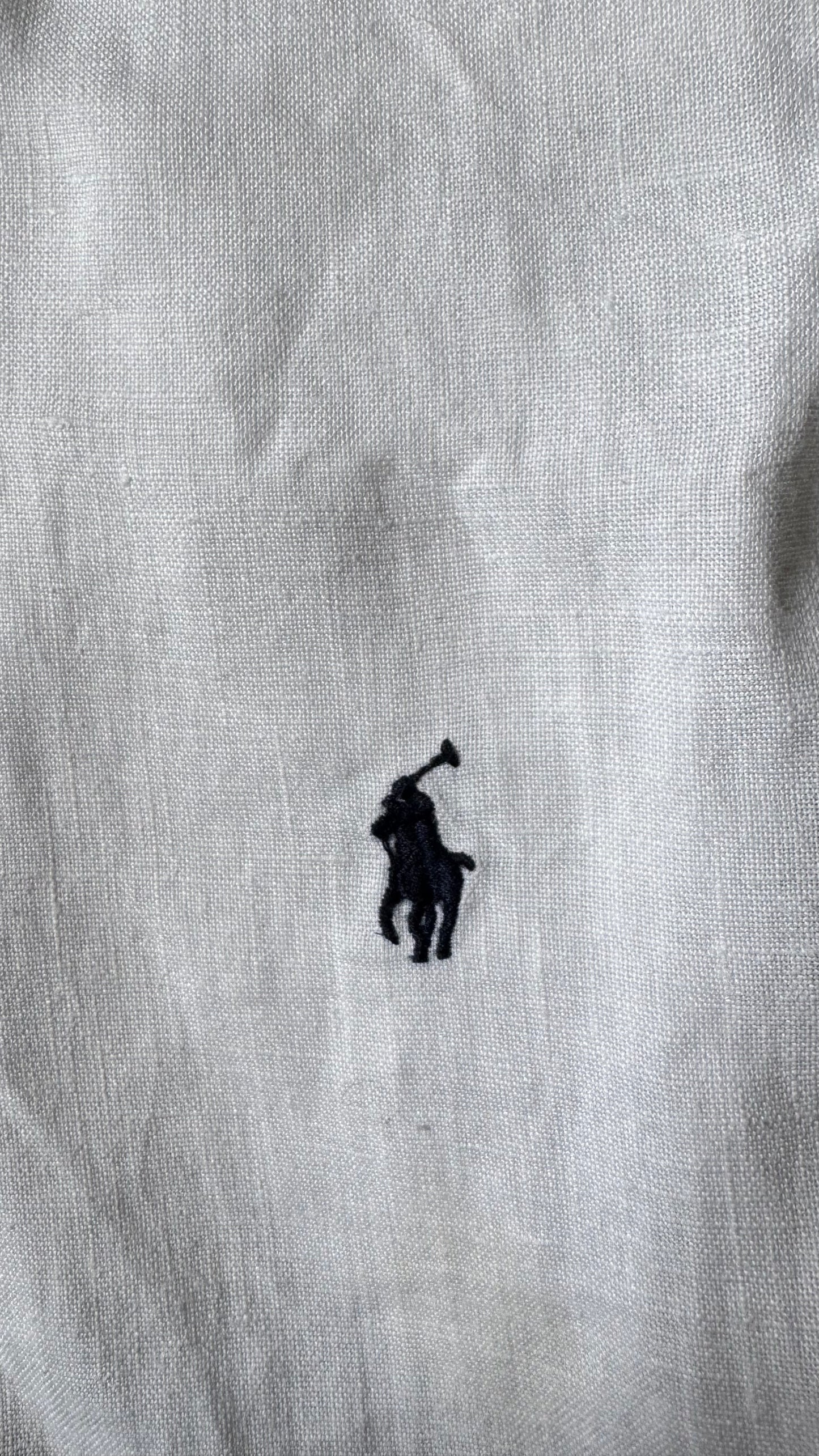 Chemise blanche en lin Ralph Lauren - S