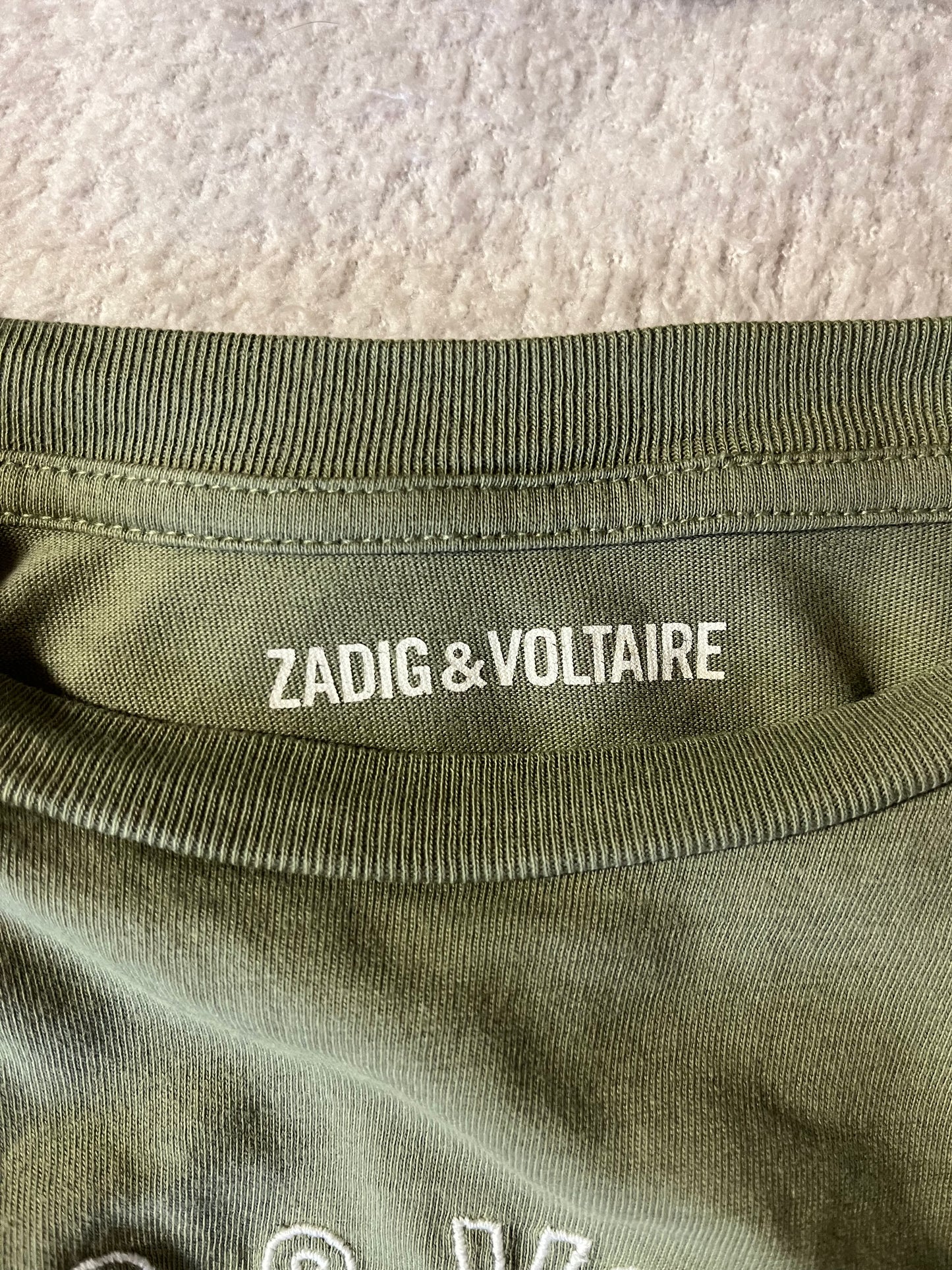 T-shirt kaki Zadig & Voltaire - XS