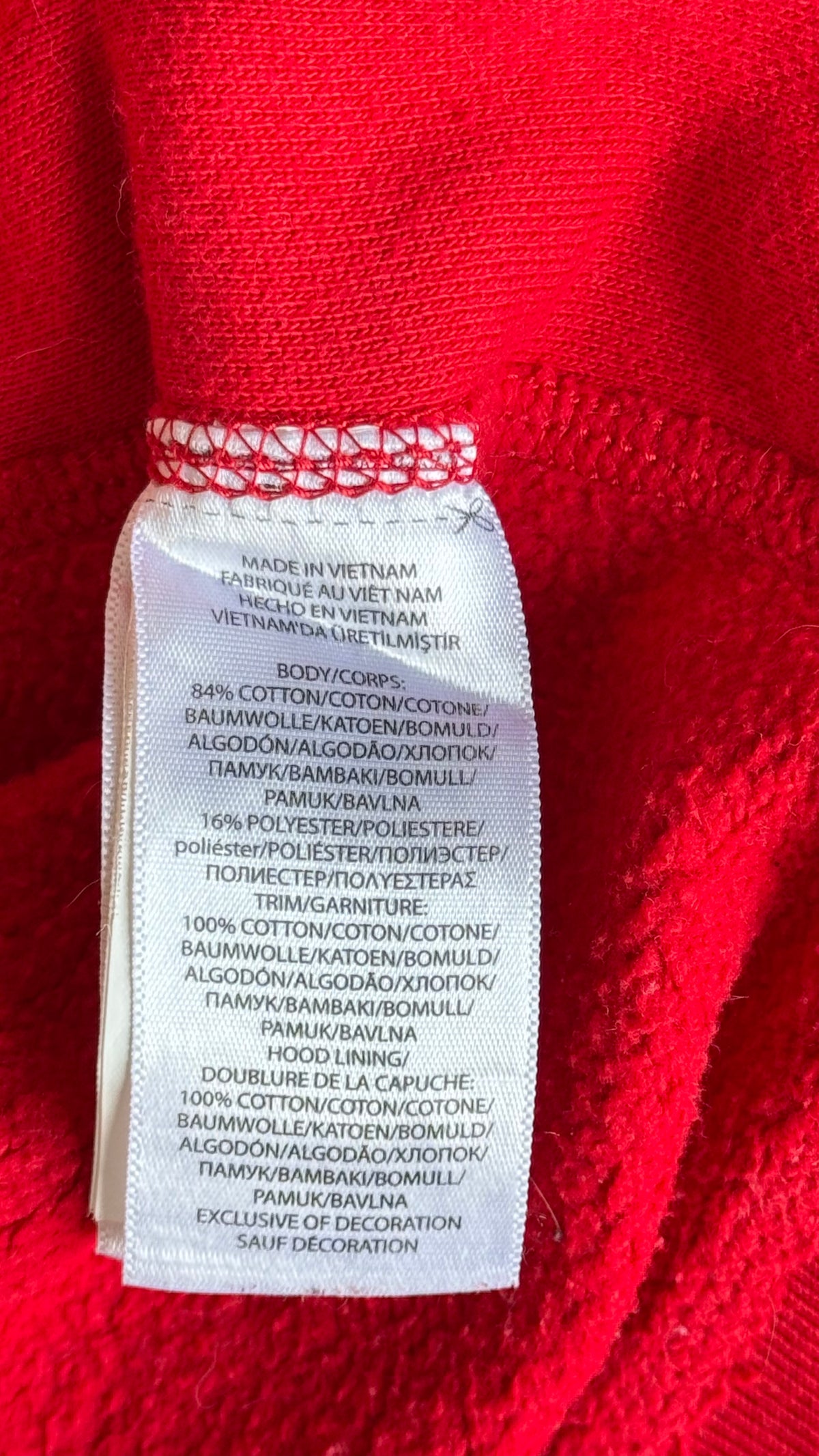 Veste à capuche rouge Ralph Lauren - S homme / M femme