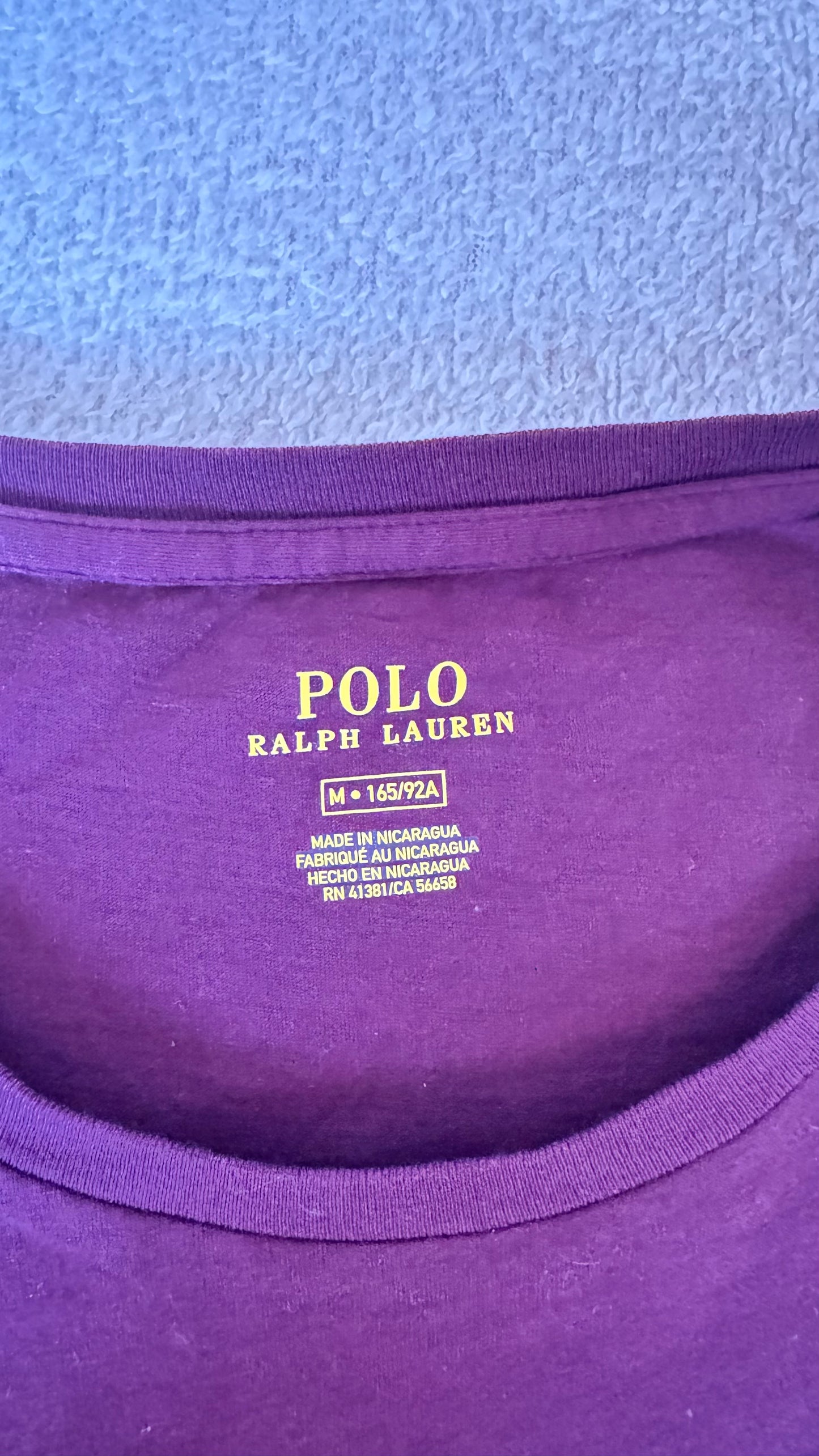 T-shirt bordeaux Ralph Lauren - M
