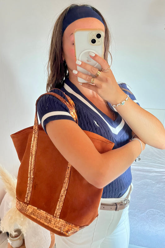 Sac cabas moyen Vanessa Bruno orange