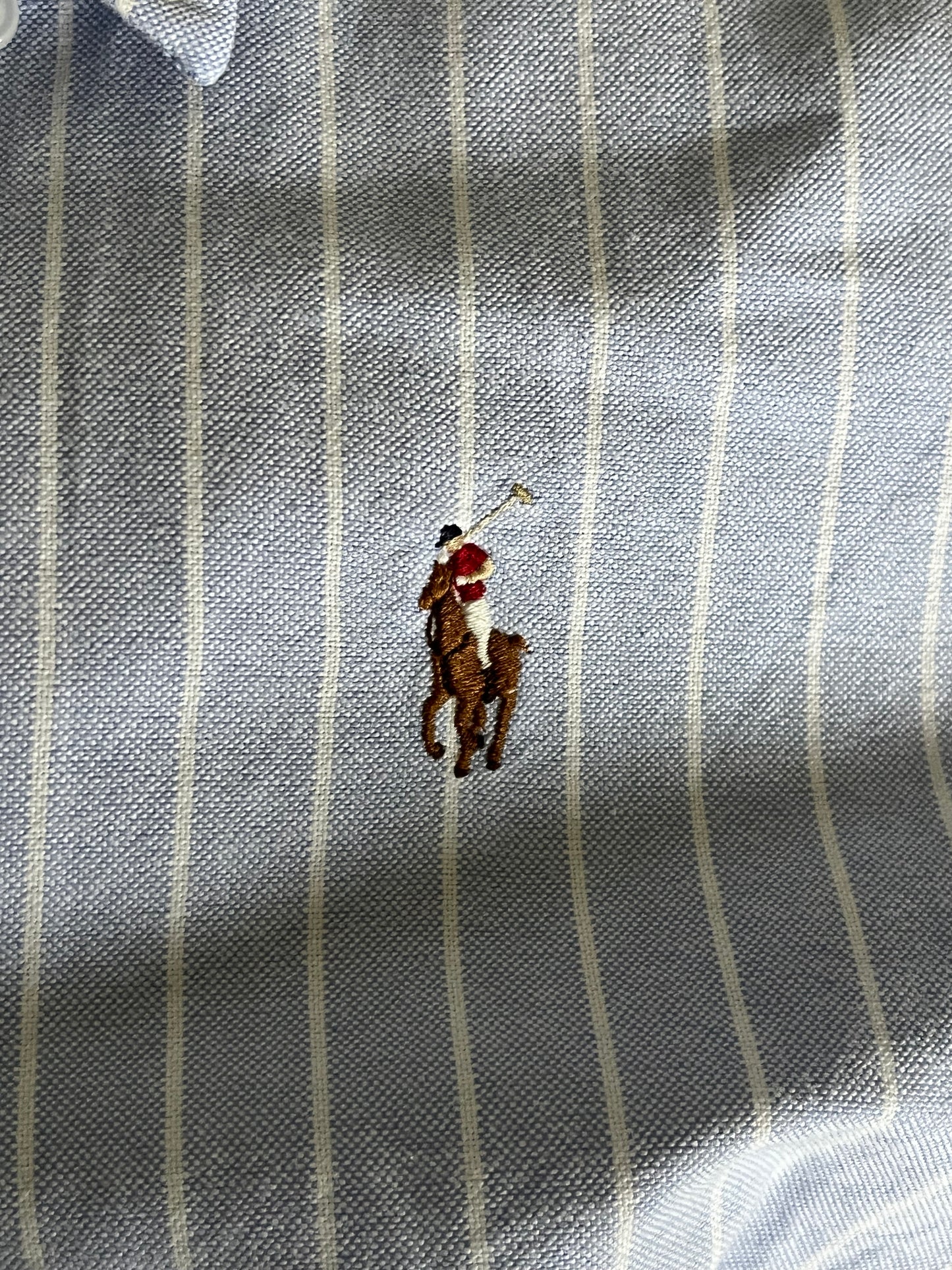 Chemise bleu rayée Ralph Lauren - S