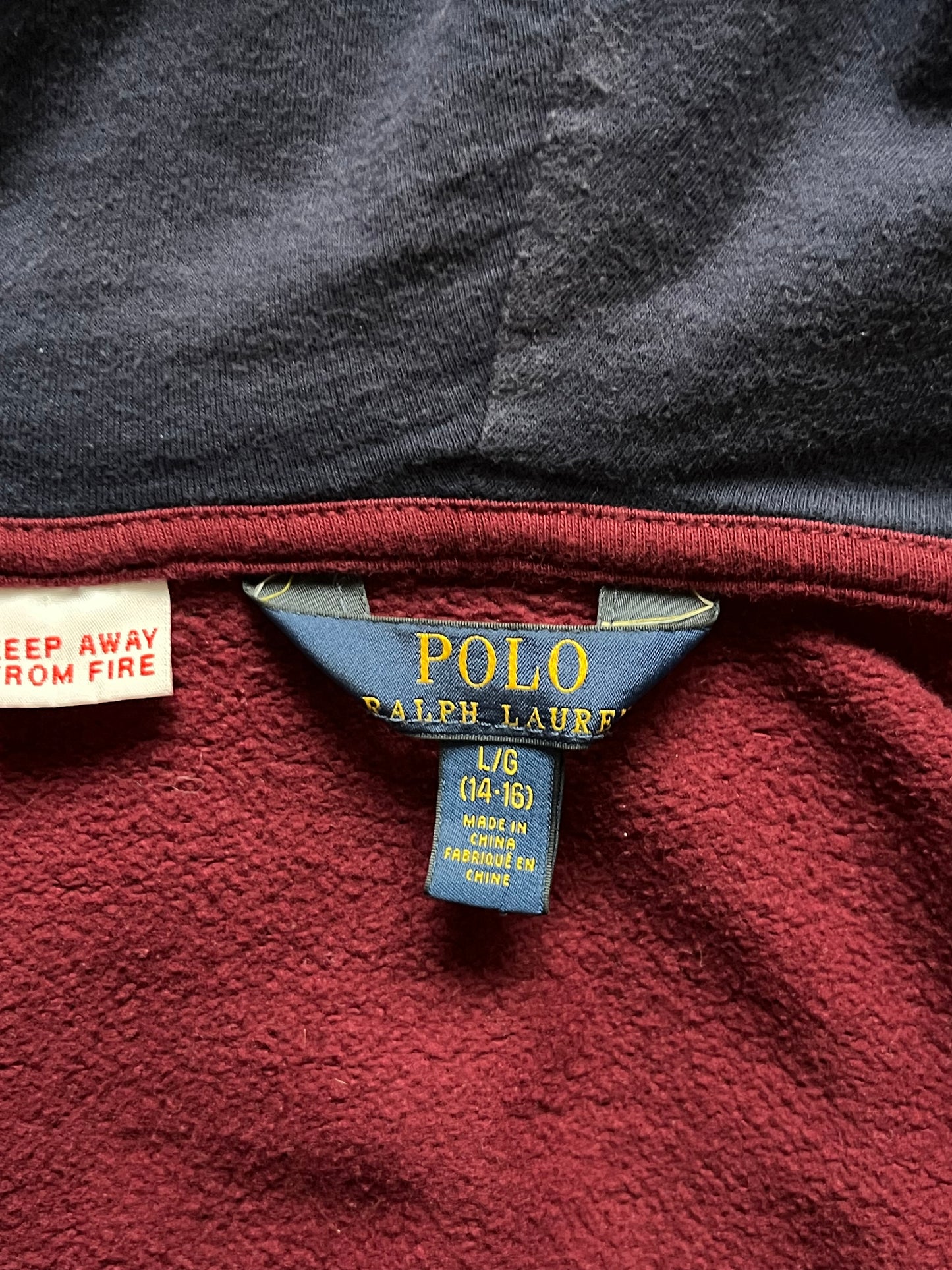 Veste a capuche bordeaux Ralph Lauren - S/M