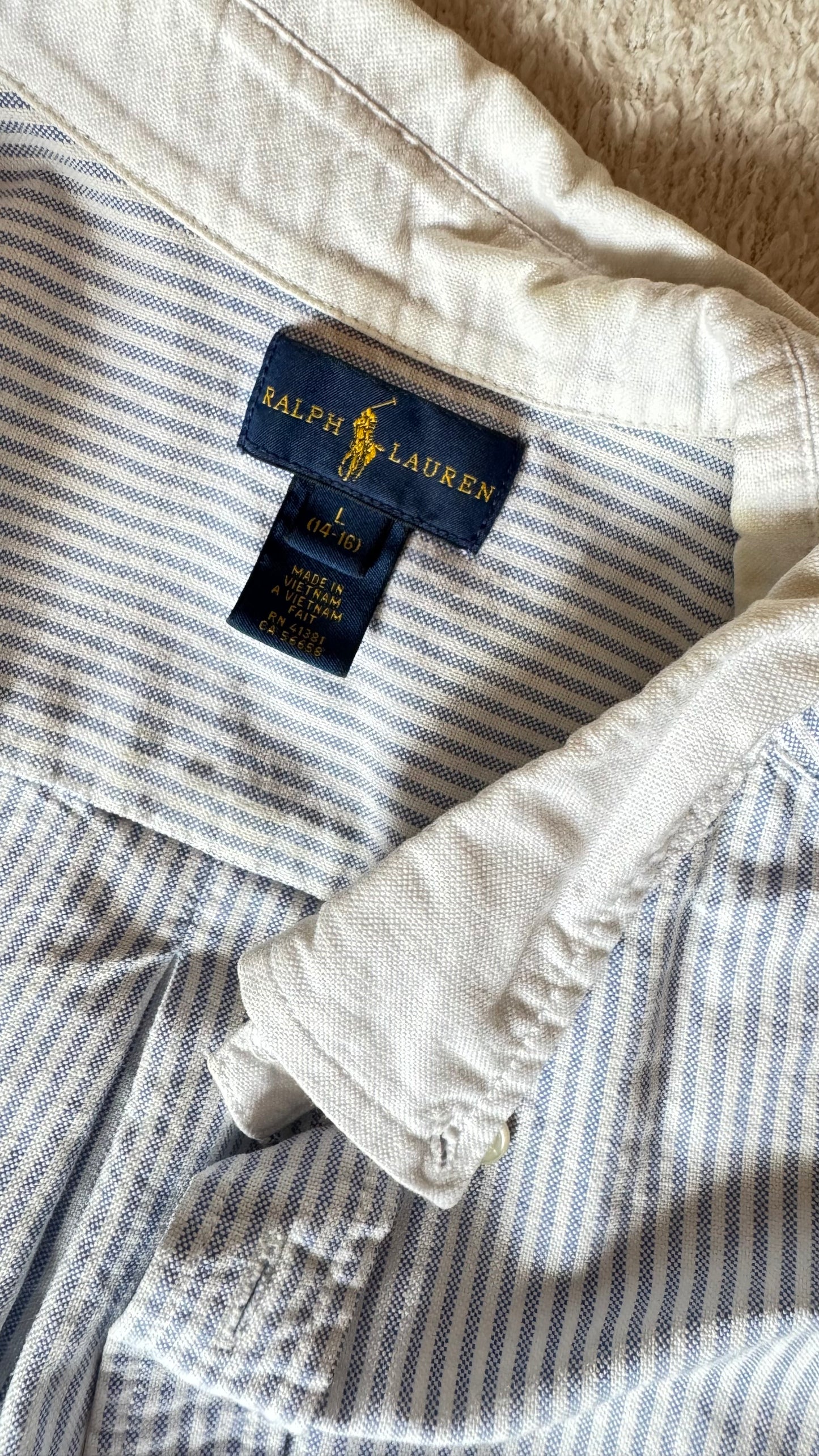 Chemise rayée Ralph Lauren - S
