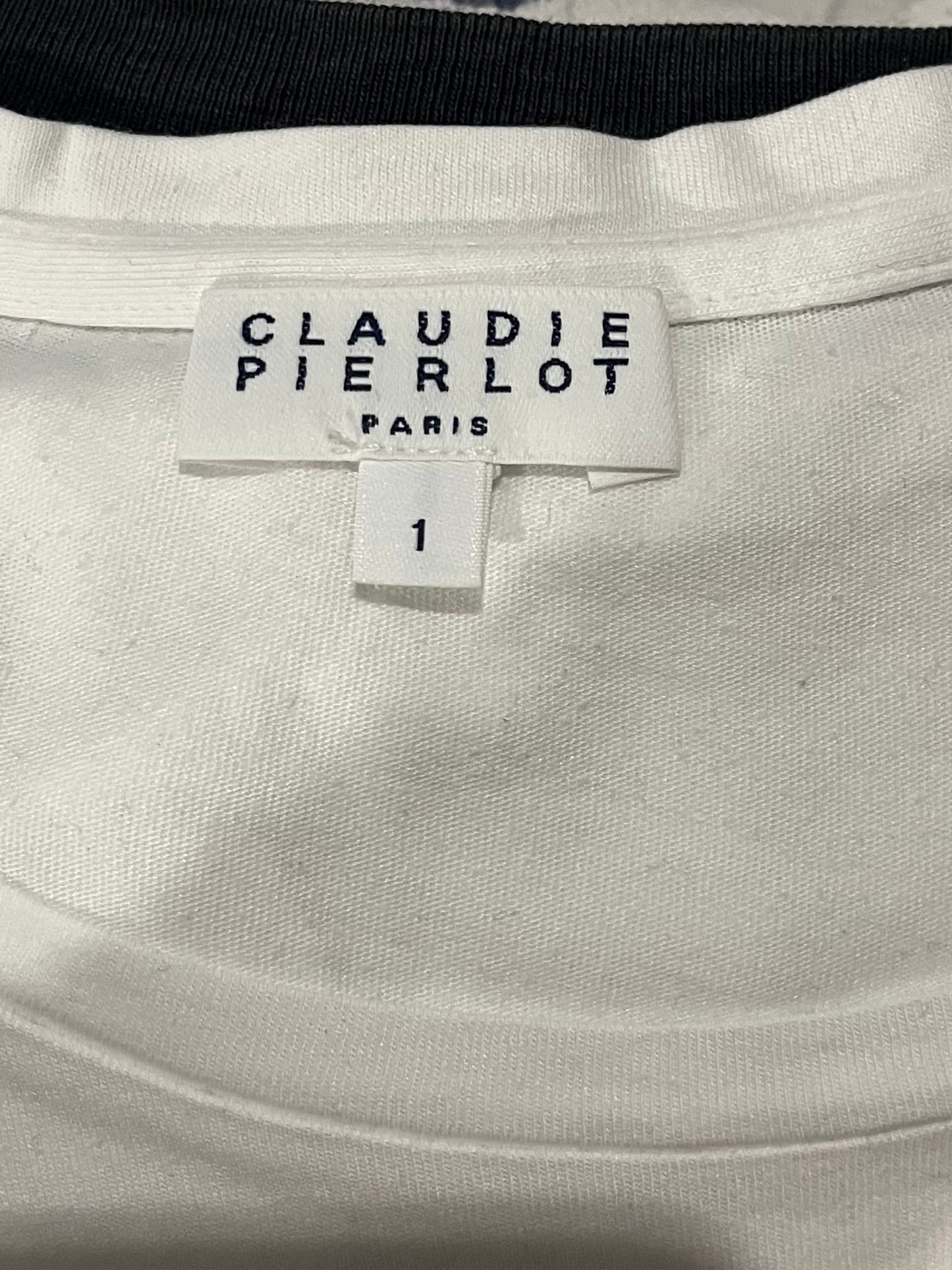 T-shirt blanc Claudie Pierlot - S