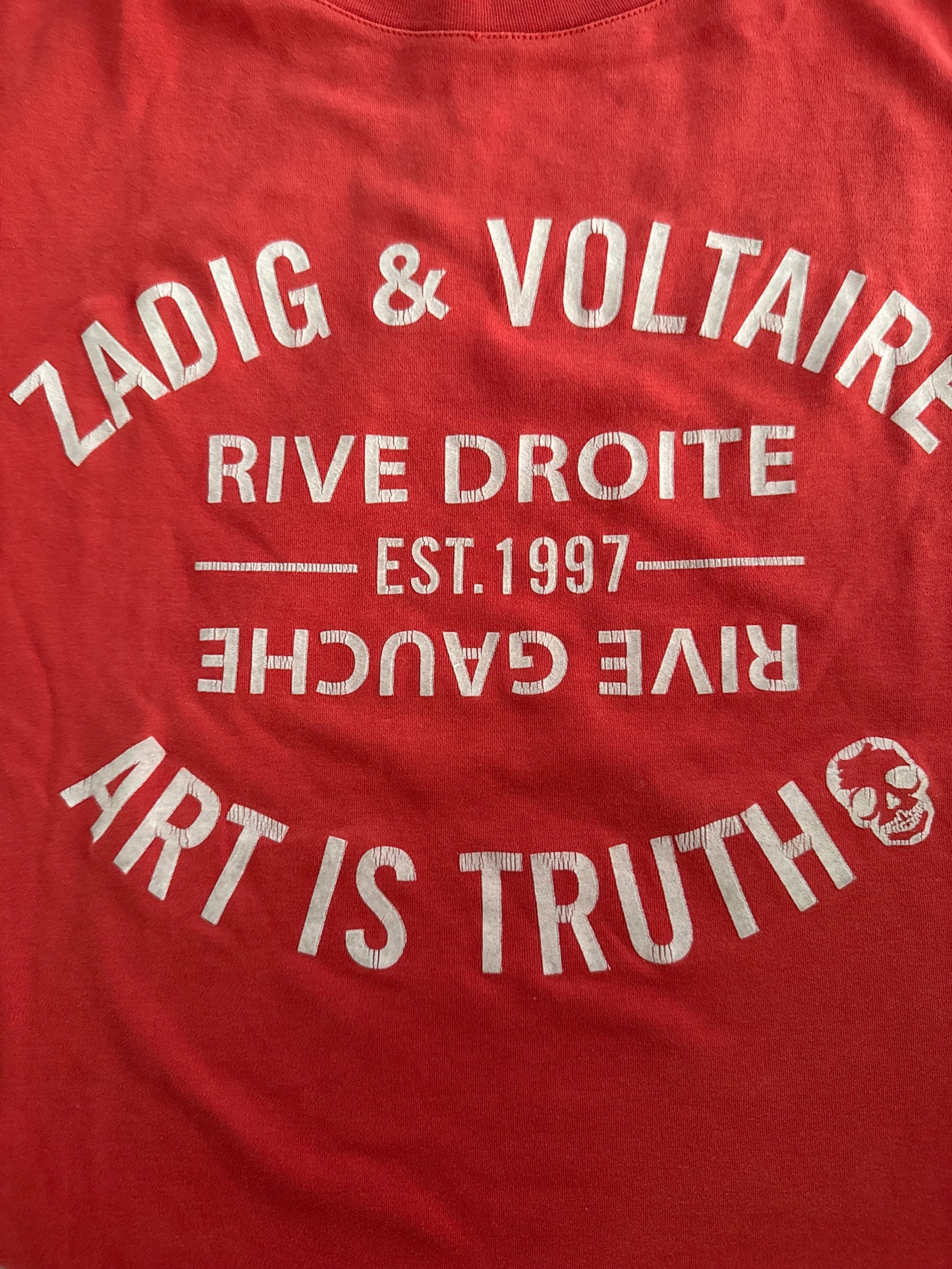 T-shirt rouge Zadig & Voltaire - L