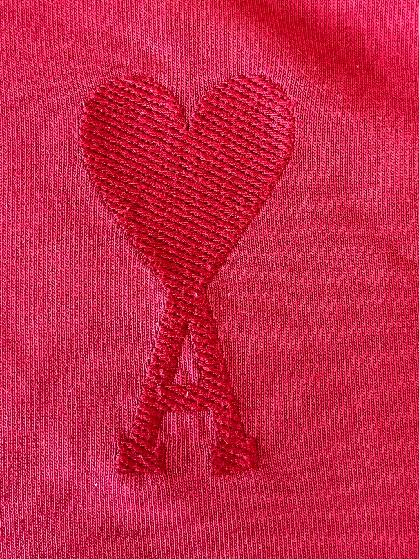T-shirt rouge foncé Ami Paris - S homme / L femme