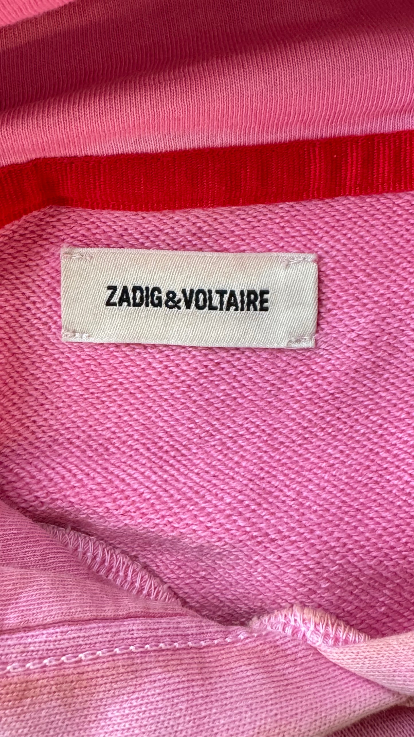Sweat à capuche rose Zadig & Voltaire - XS/S