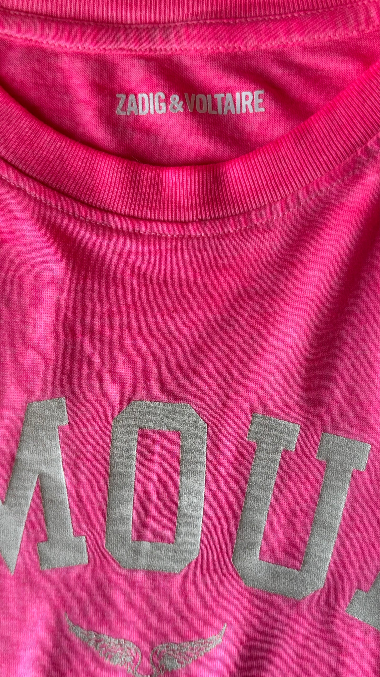 T-shirt rose flash Zadig & Voltaire -  S