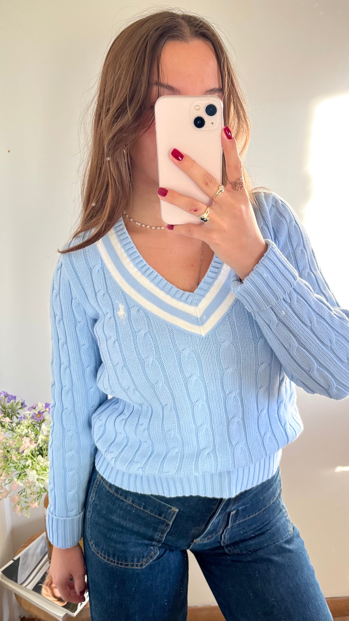 Pull torsadé Old School Ralph Lauren - M