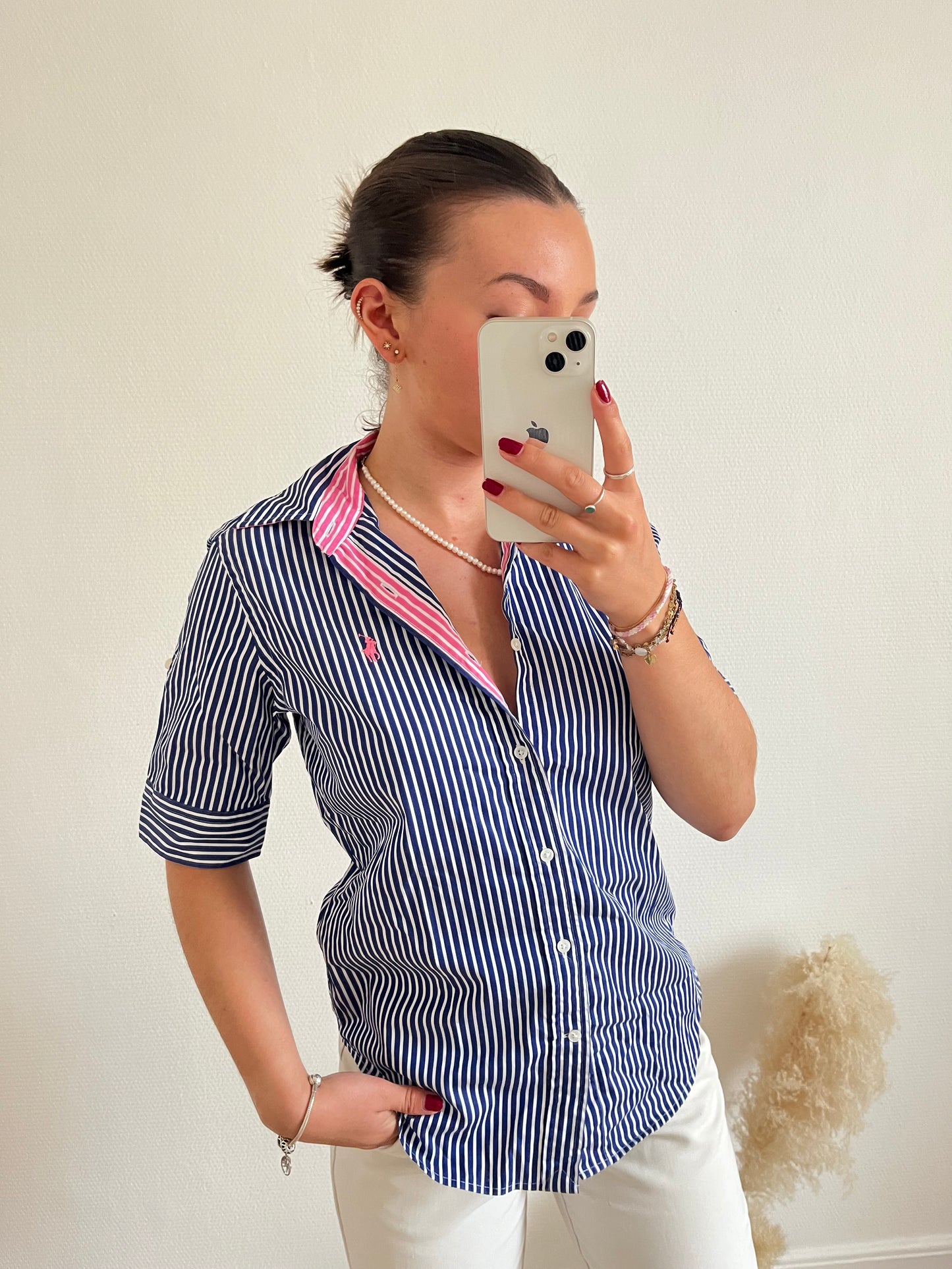 Chemise rayée manches courtes Ralph Lauren - S