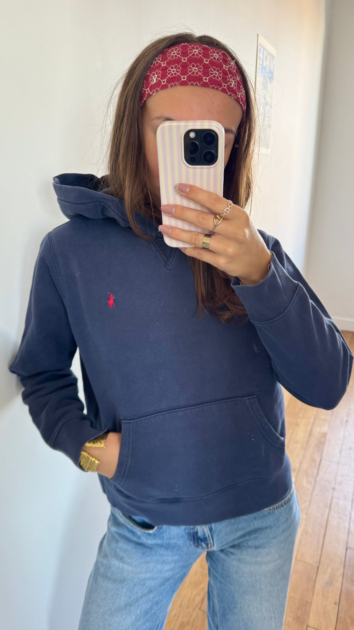 Sweat marine Ralph Lauren - XS