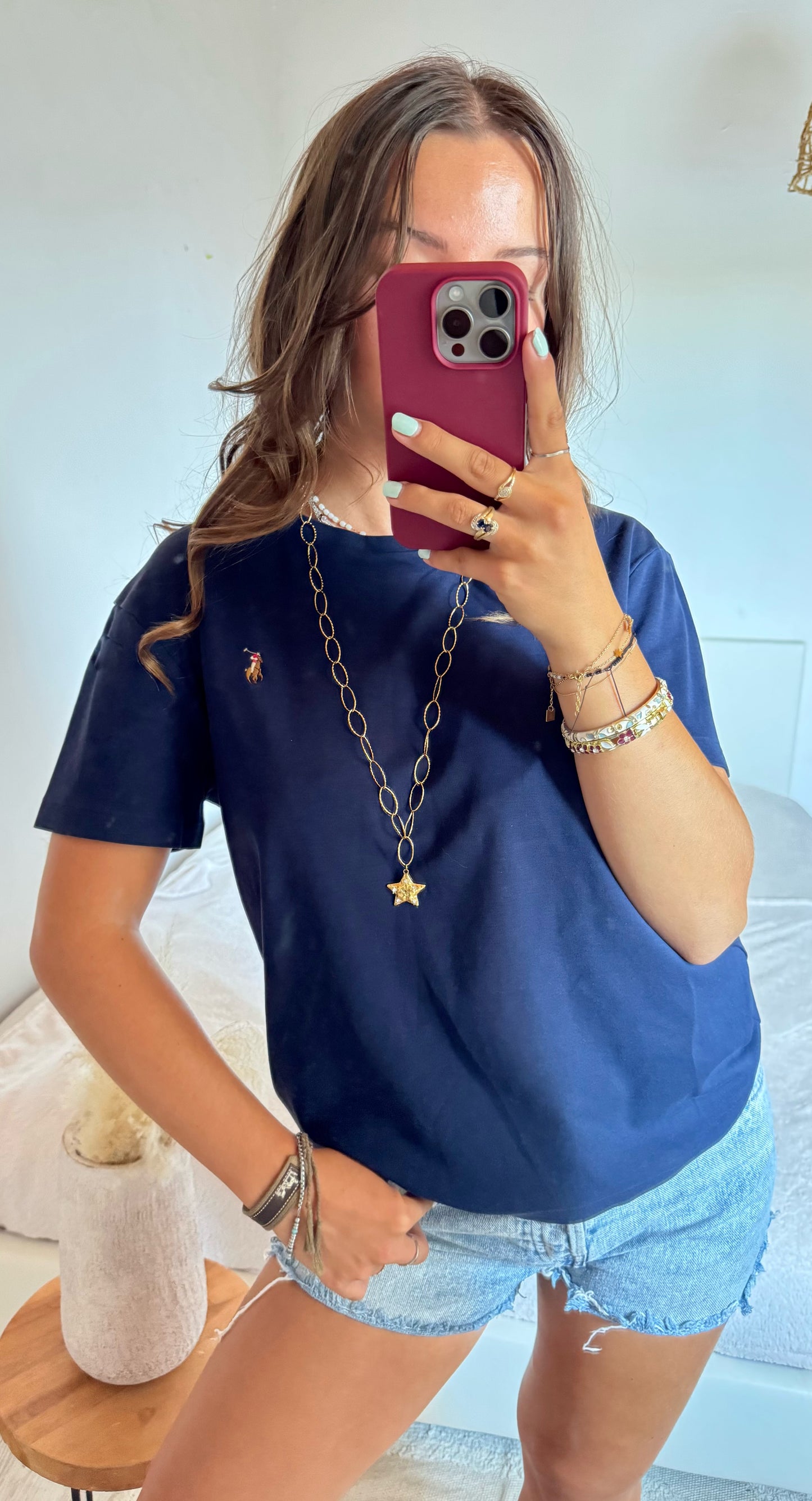 T-shirt bleu marine Ralph Lauren - M