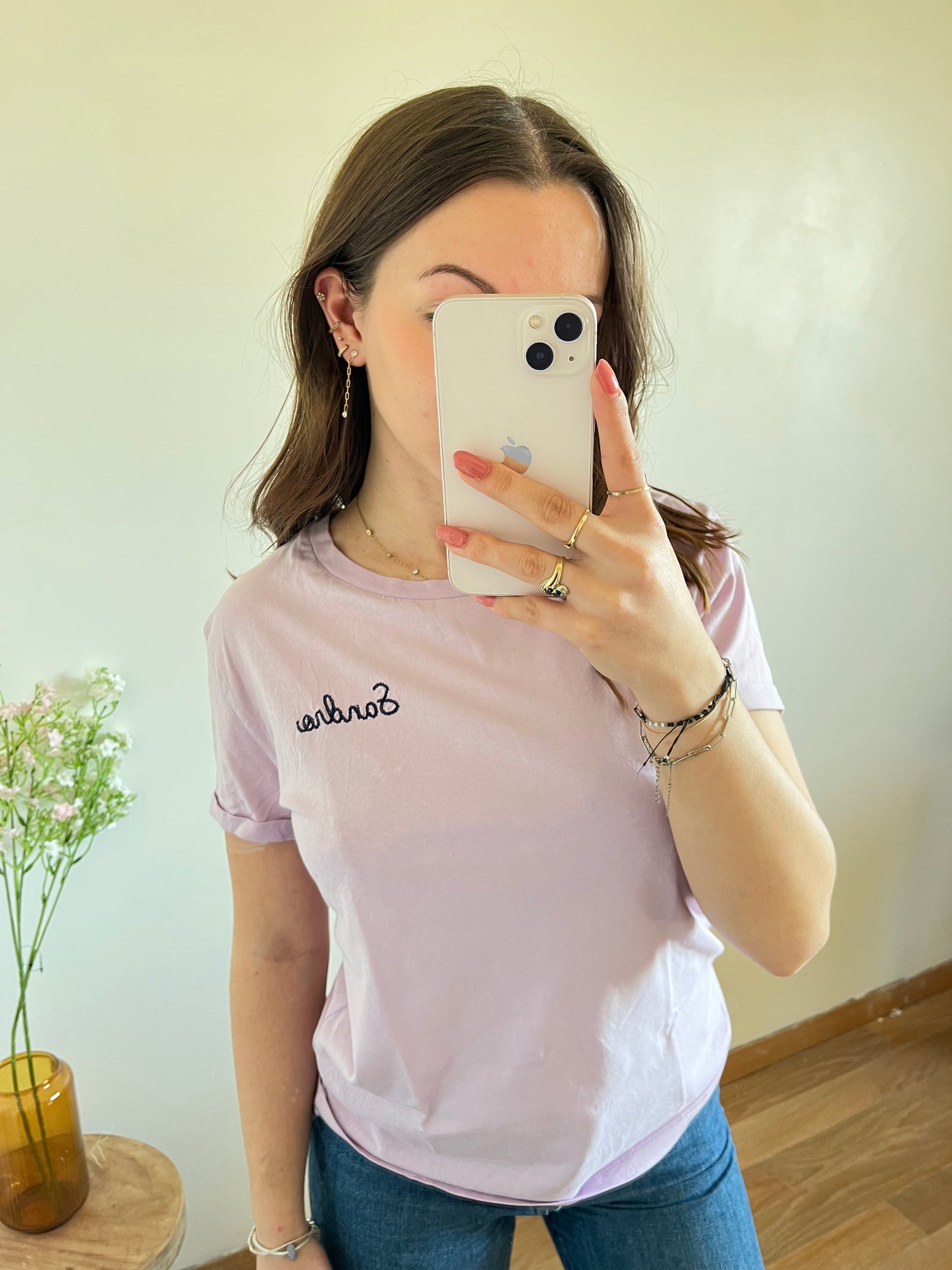 T-shirt Sandro lilas - XS/S