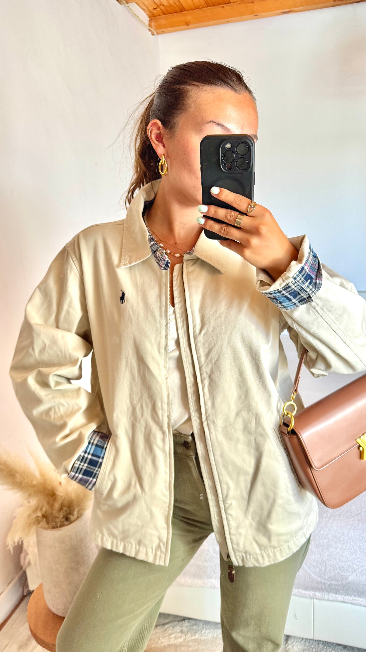 Veste en toile de coton vintage Ralph Lauren - M/L