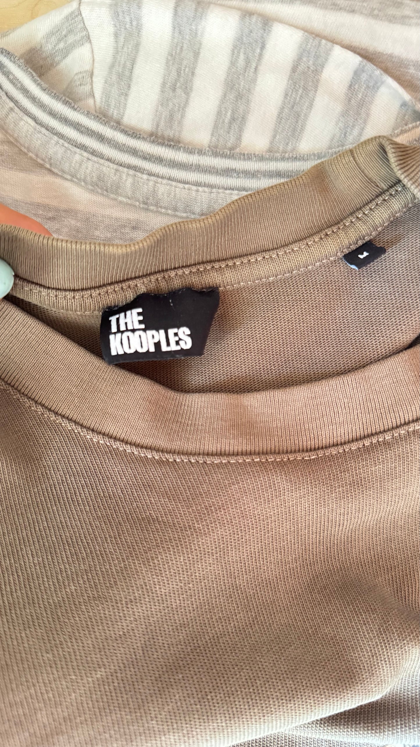 T-shirt kaki leopard The Kooples - M
