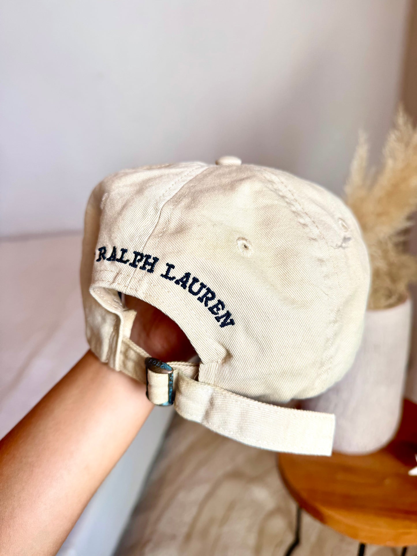 Casquette beige Polo Bear Ralph Lauren - TU