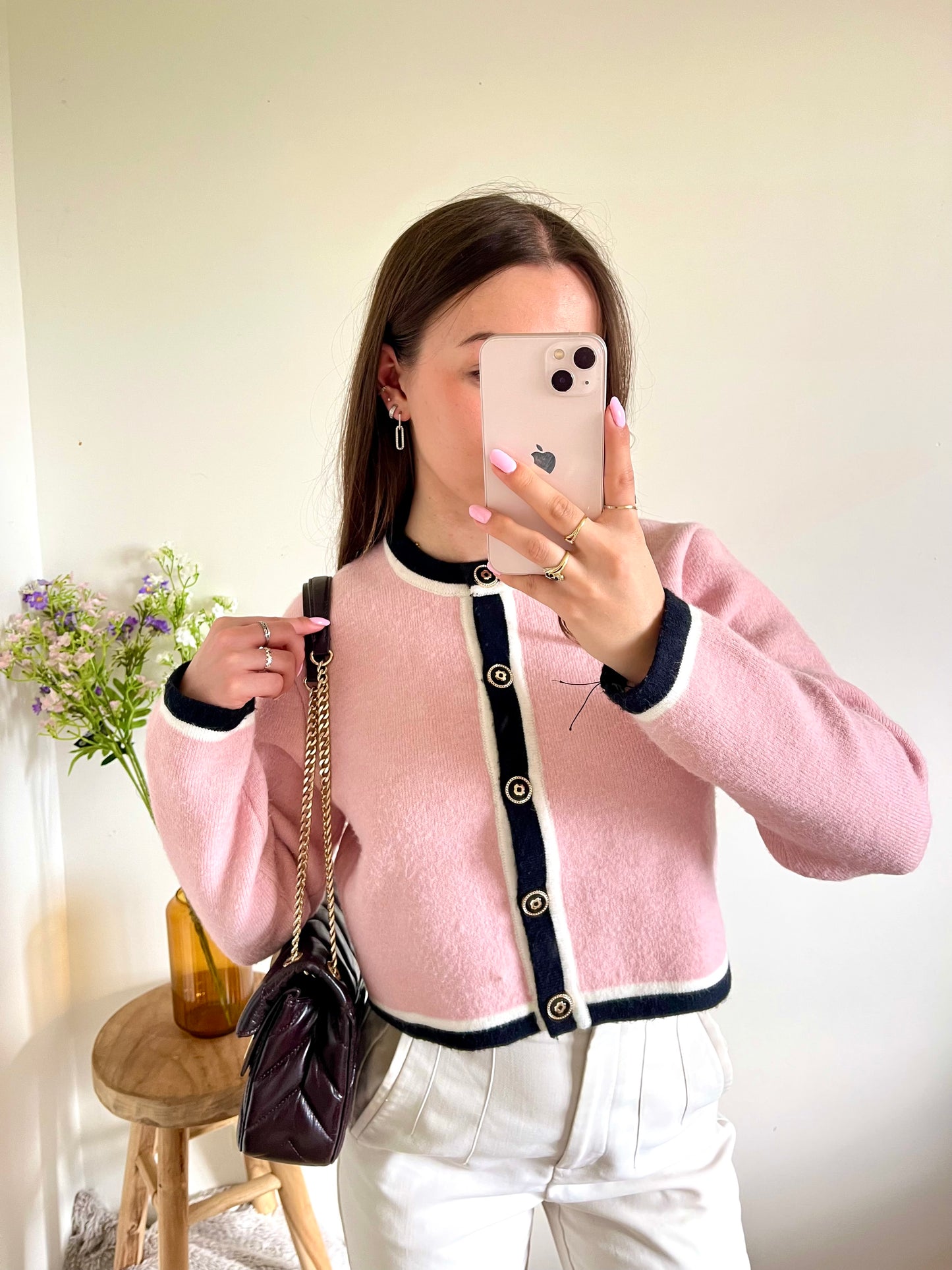 Gilet rose Maje - S