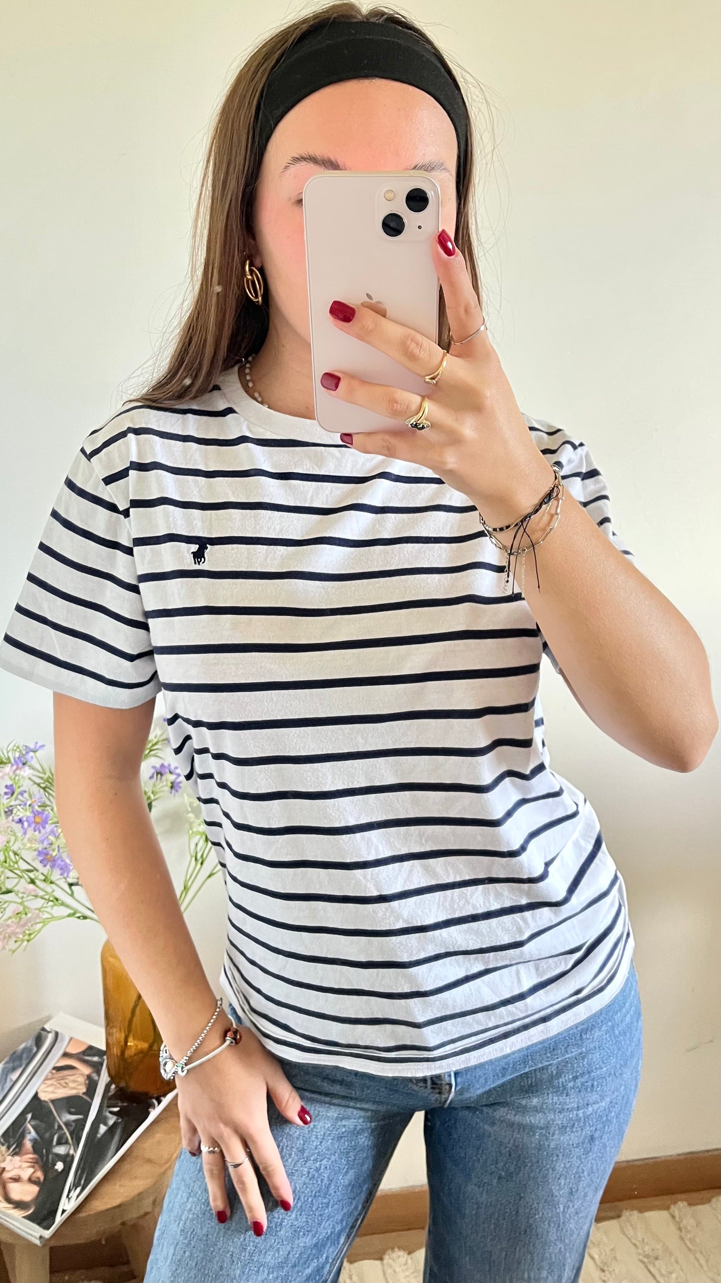 T-shirt marinière Ralph Lauren - S