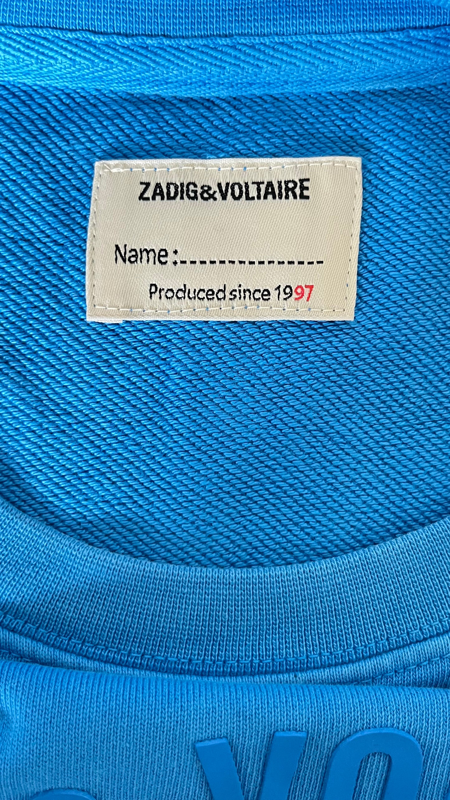 Sweat bleu Zadig & Voltaire - S
