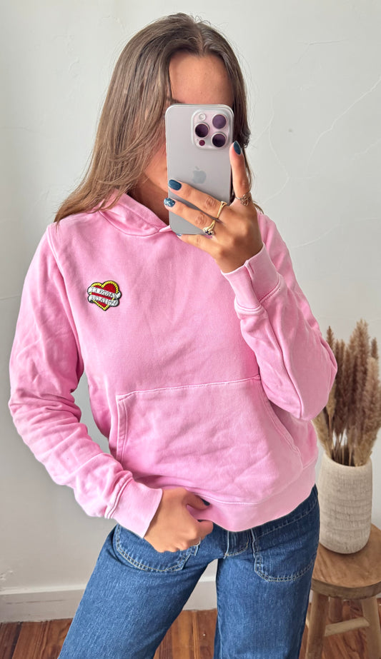 Sweat à capuche rose Zadig & Voltaire - S