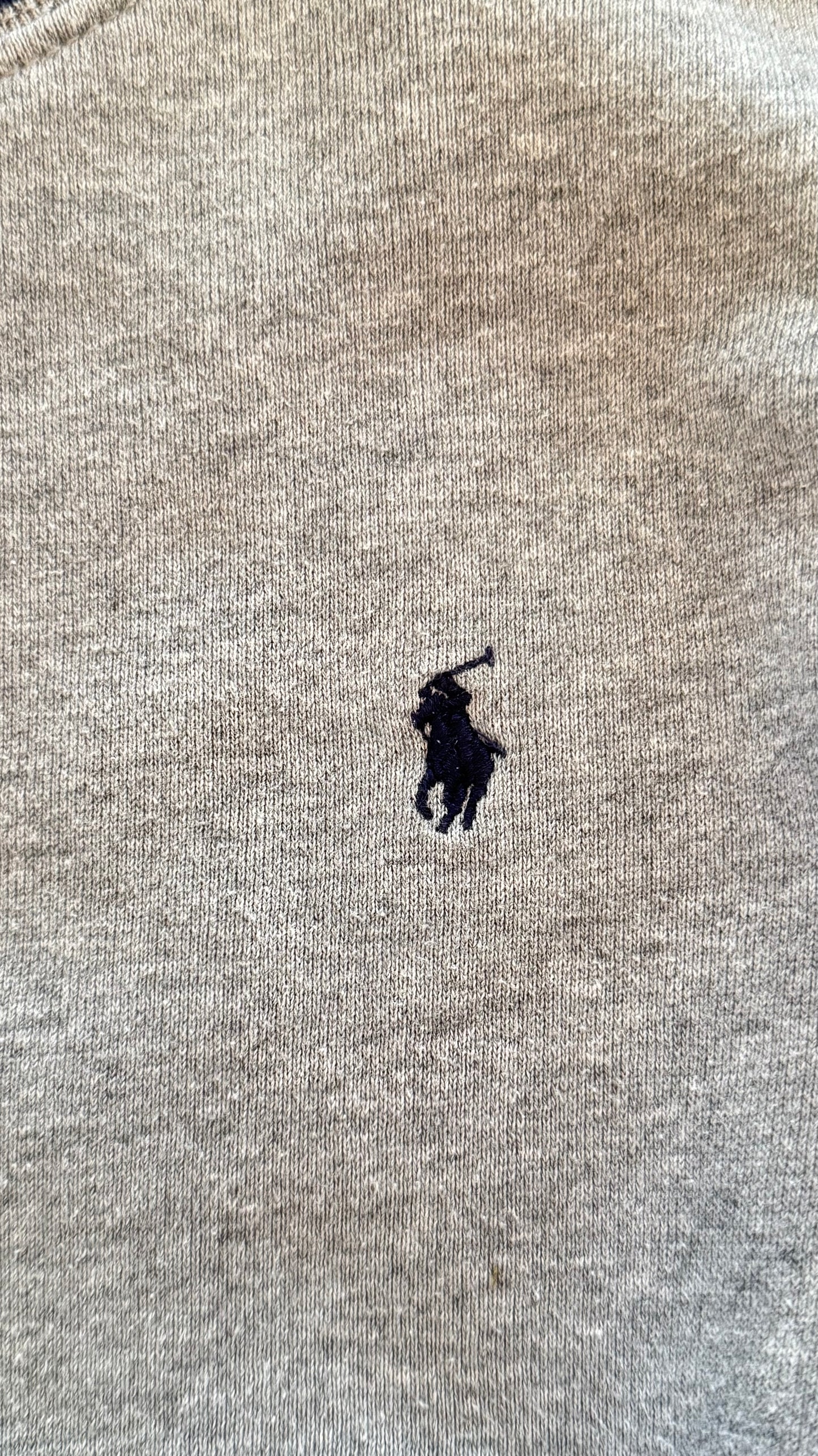 Sweat col rond gris Ralph Lauren - S