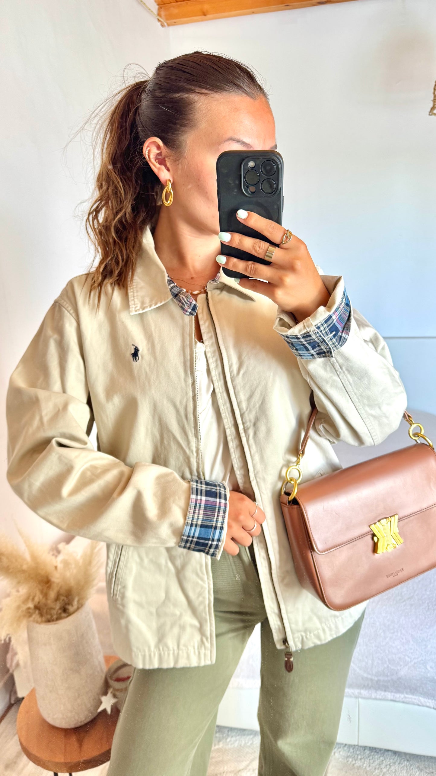 Veste en toile de coton vintage Ralph Lauren - M/L