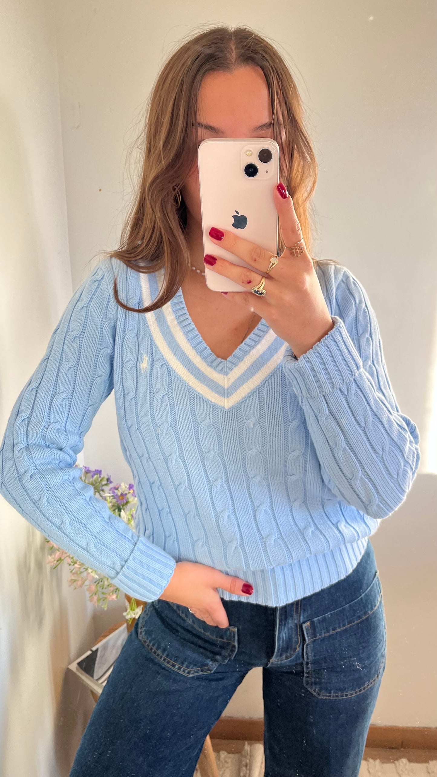 Pull torsadé Old School Ralph Lauren - M