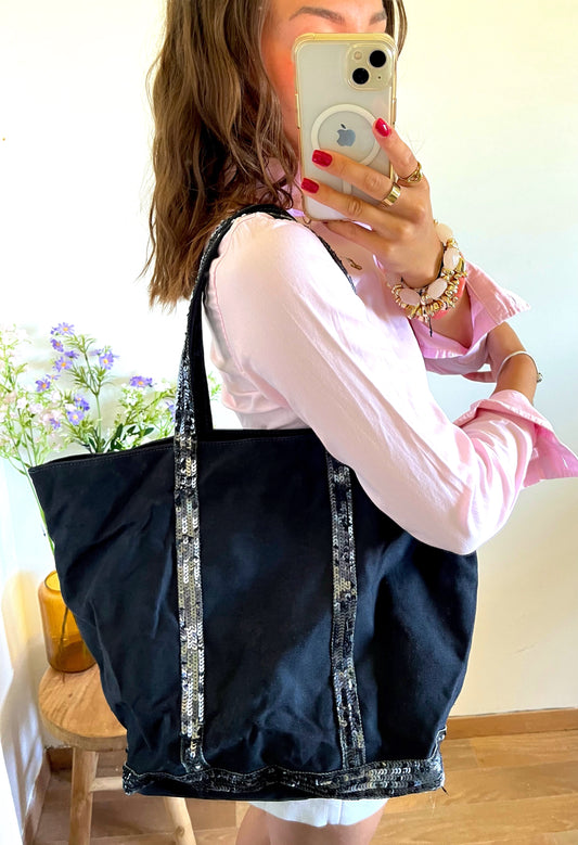 Grand sac cabas Vanessa Bruno noir