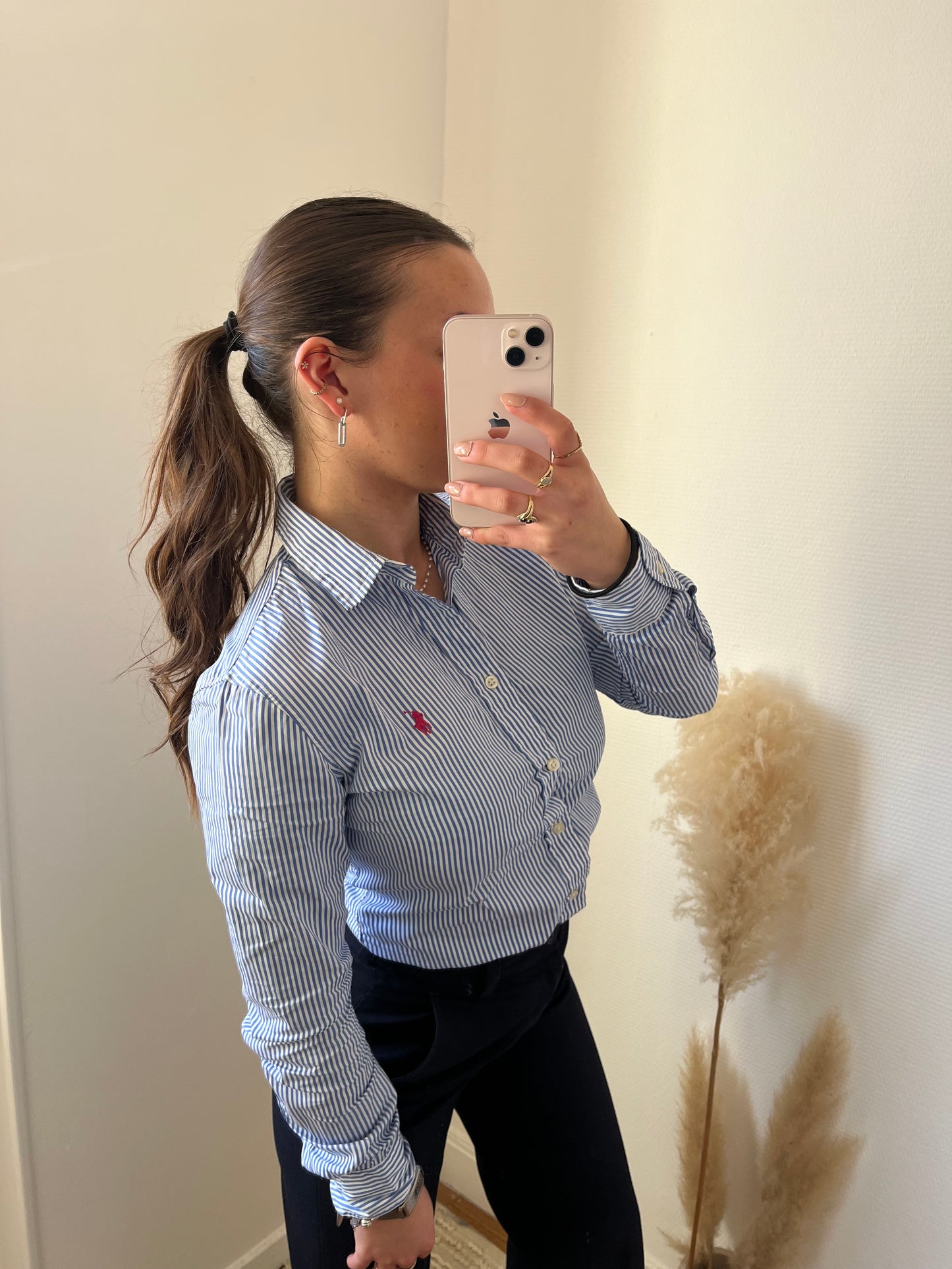 Chemise rayée cintrée Ralph Lauren - S
