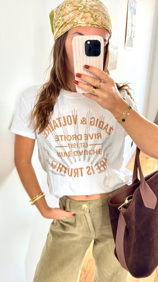 T-shirt doré Zadig & Voltaire - M