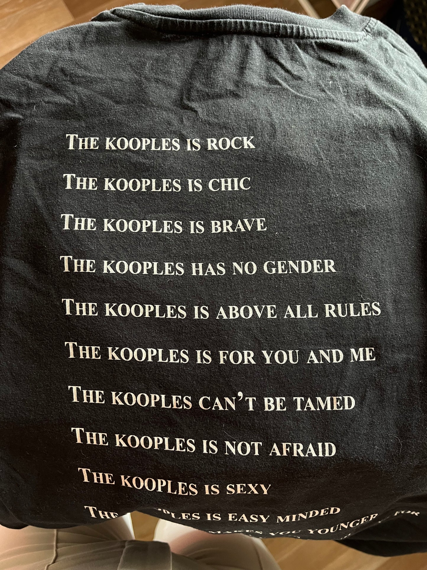T-shirt noir The Kooples - S