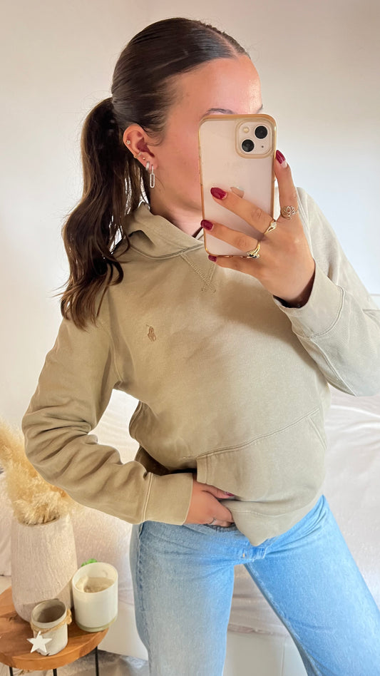 Sweat à capuche beige Ralph Lauren - S
