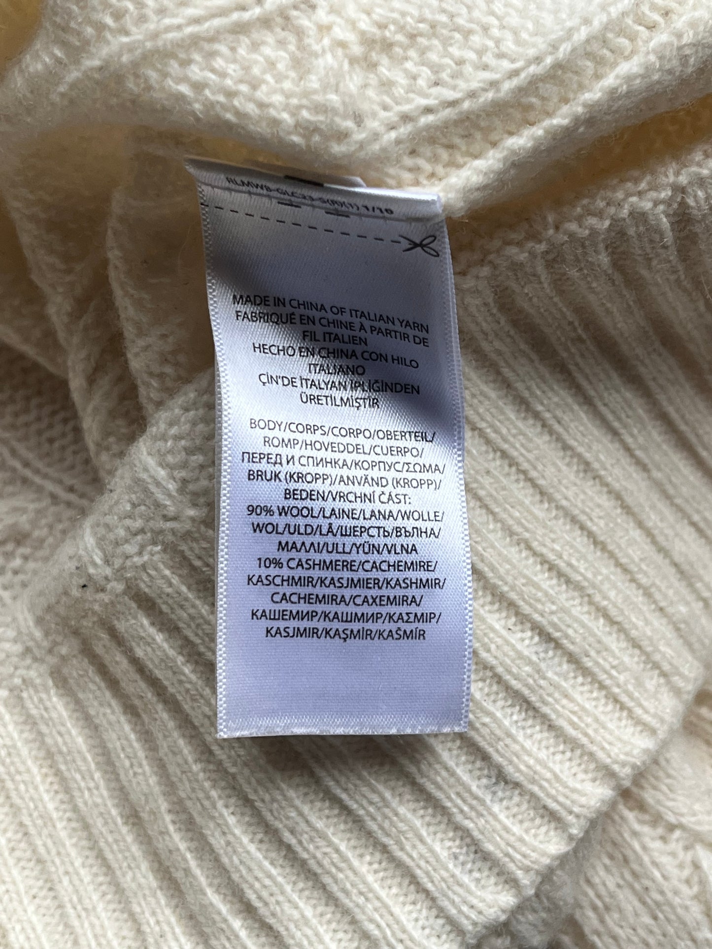 Col roulé torsadé Ralph Lauren laine & cachemire - M