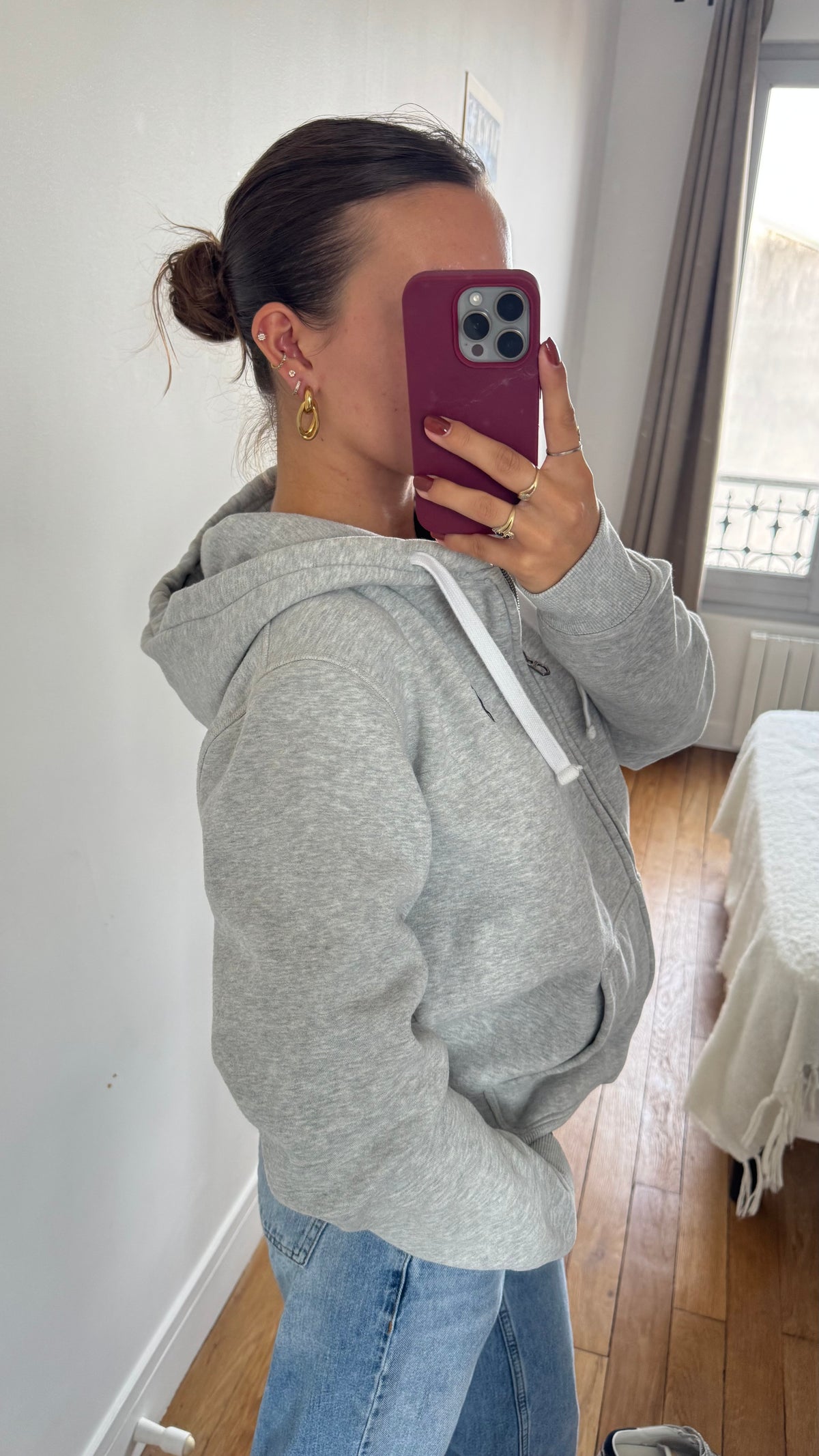 Veste a capuche grise Ralph Lauren - S