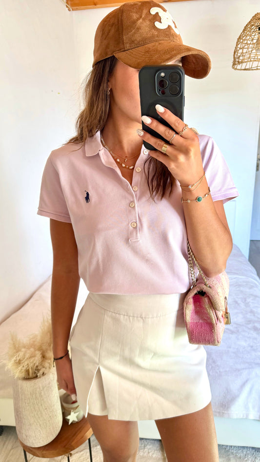 Polo rose pastel Ralph Lauren - S