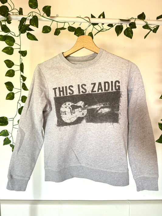 Sweat gris Zadig & Voltaire - 12 ans