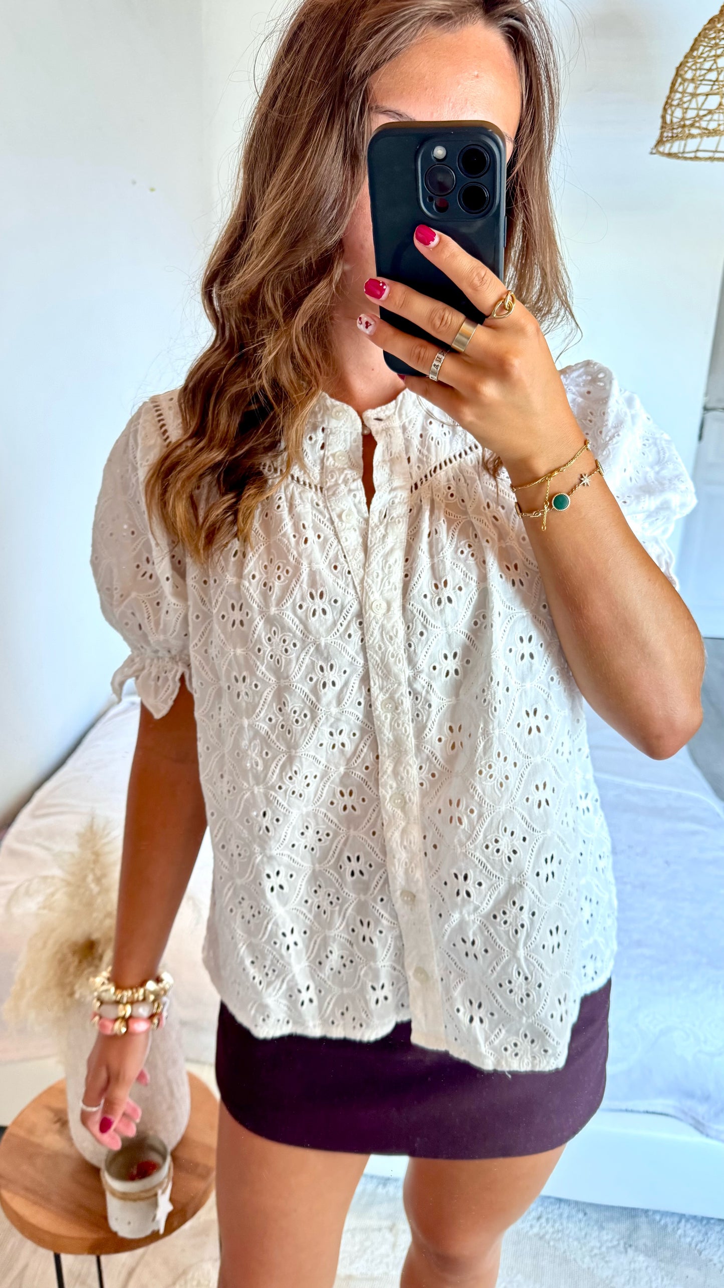 Blouse ba&sh dentelle - S