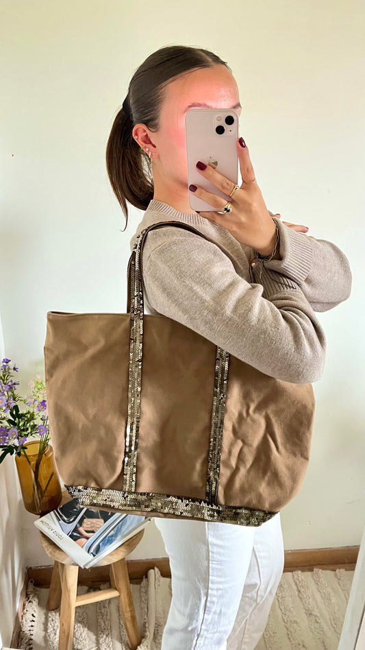 Sac cabas camel Vanessa Bruno - L