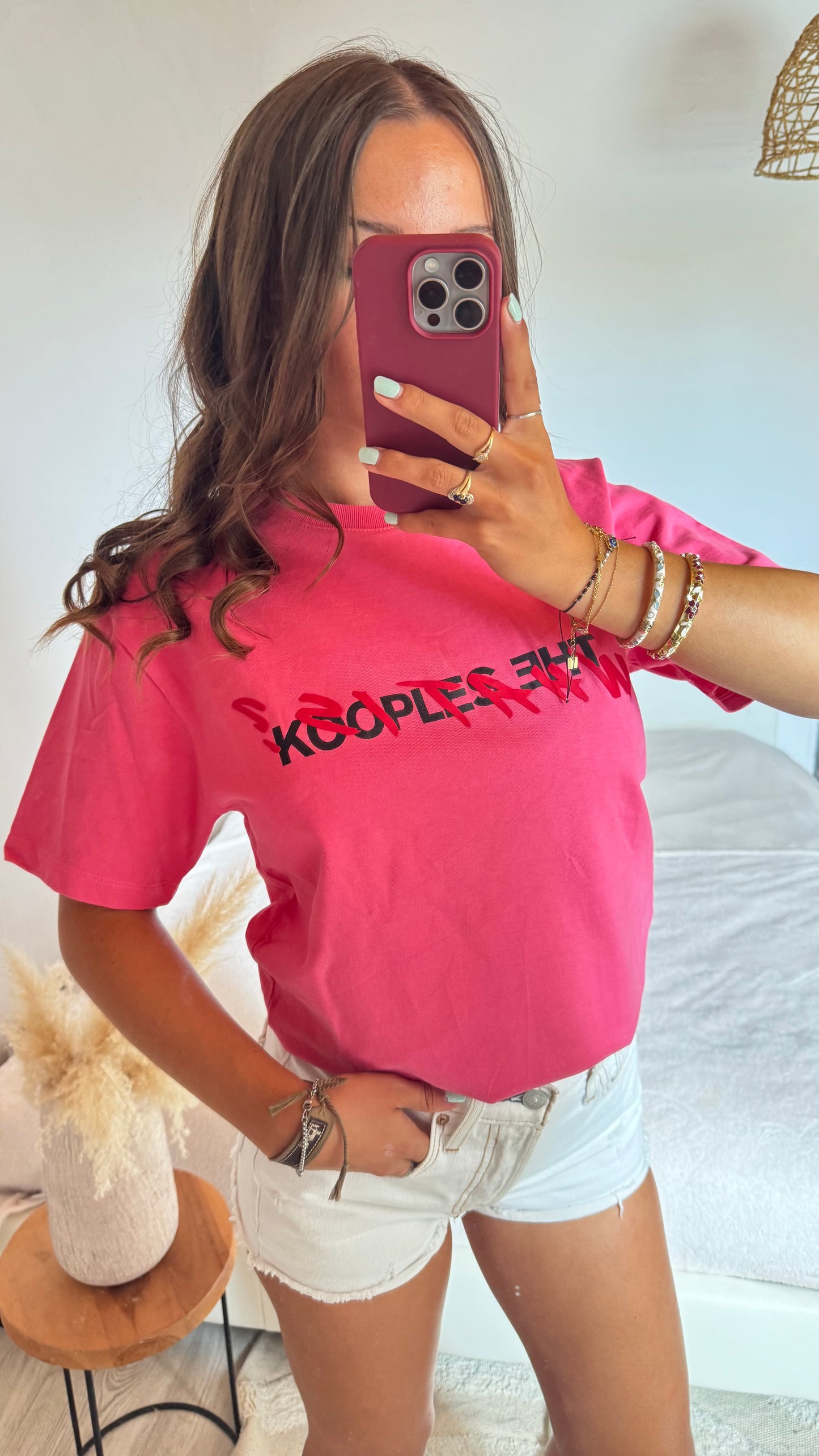 T-shirt What Is rose The Kooples - M femme / S homme