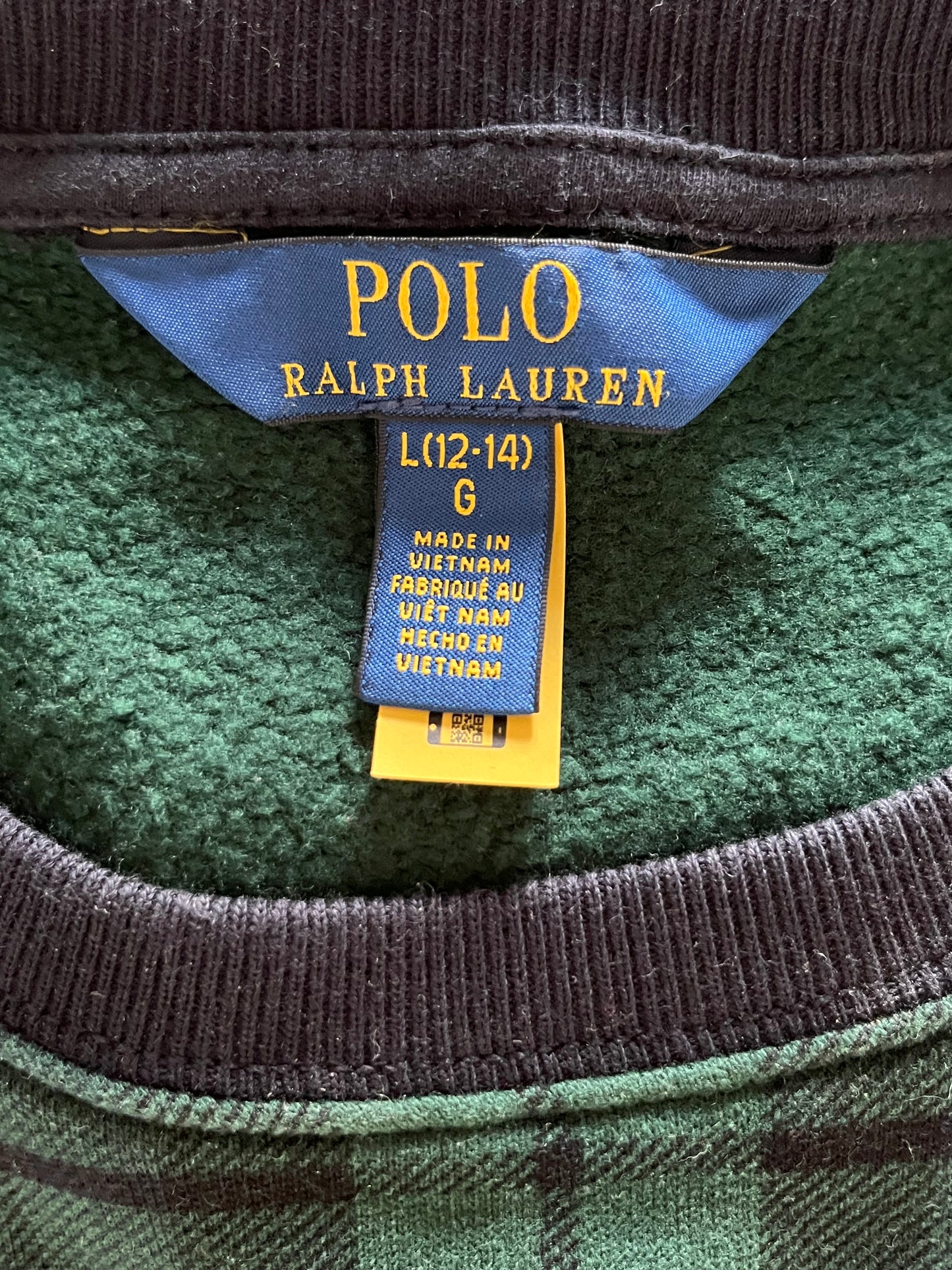 Sweat à carreaux Teddy Bear - 12-14 ans / XXS