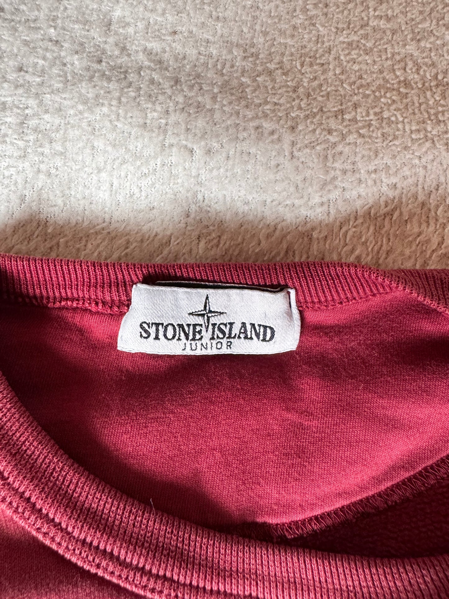 Pull bordeaux Stone Island - S