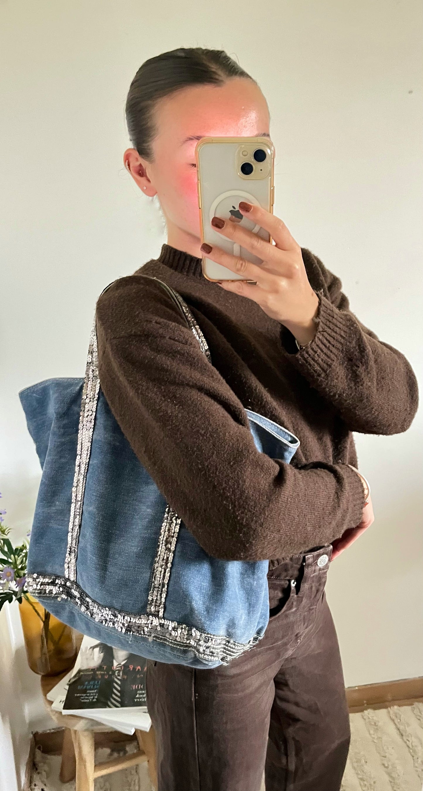 Sac cabas effet jean Vanessa Bruno