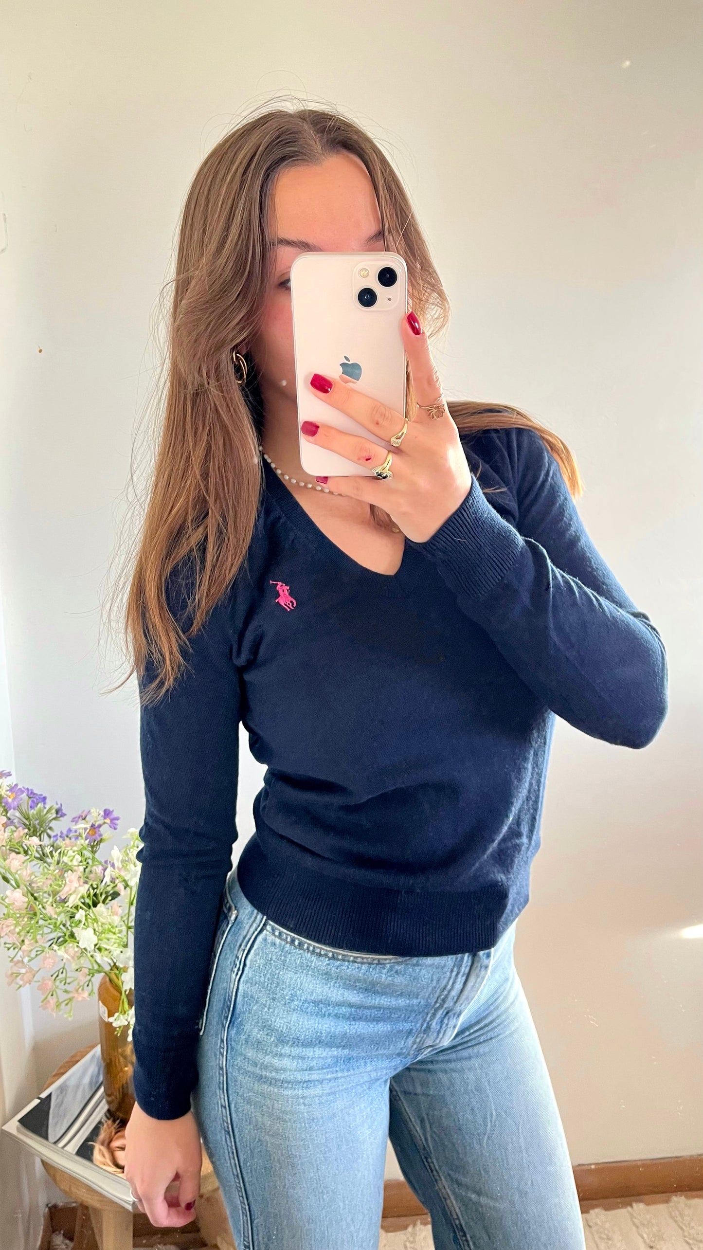 Pull en laine de mérinos Ralph Lauren - M