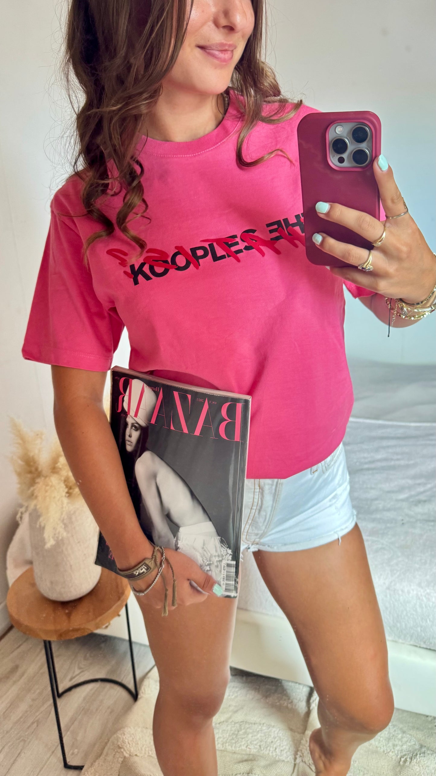 T-shirt What Is rose The Kooples - M femme / S homme